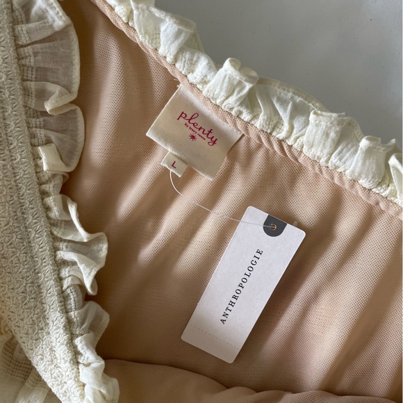 Plenty by Tracy Reese X Anthropologie Embroidered One-Shoulder Dress Large - Picture 6 of 6